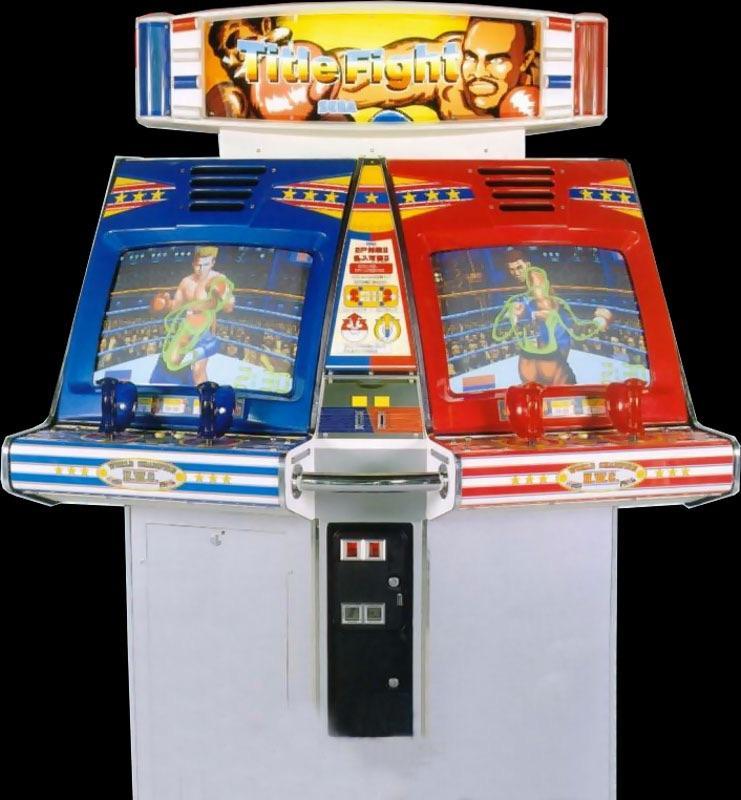 arcade cabinet Title Fight by Sega