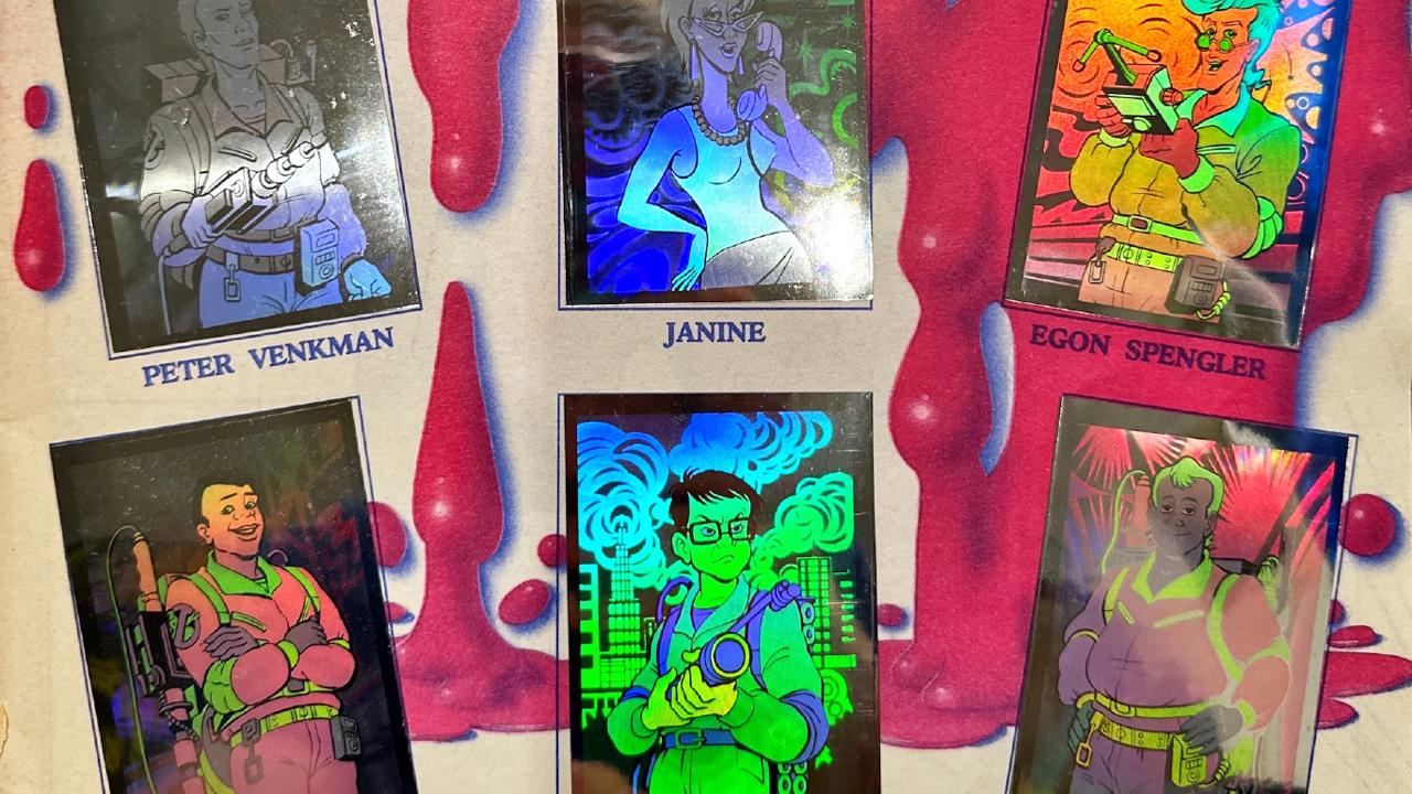 The Real Ghostbusters Sticker Album by Panini