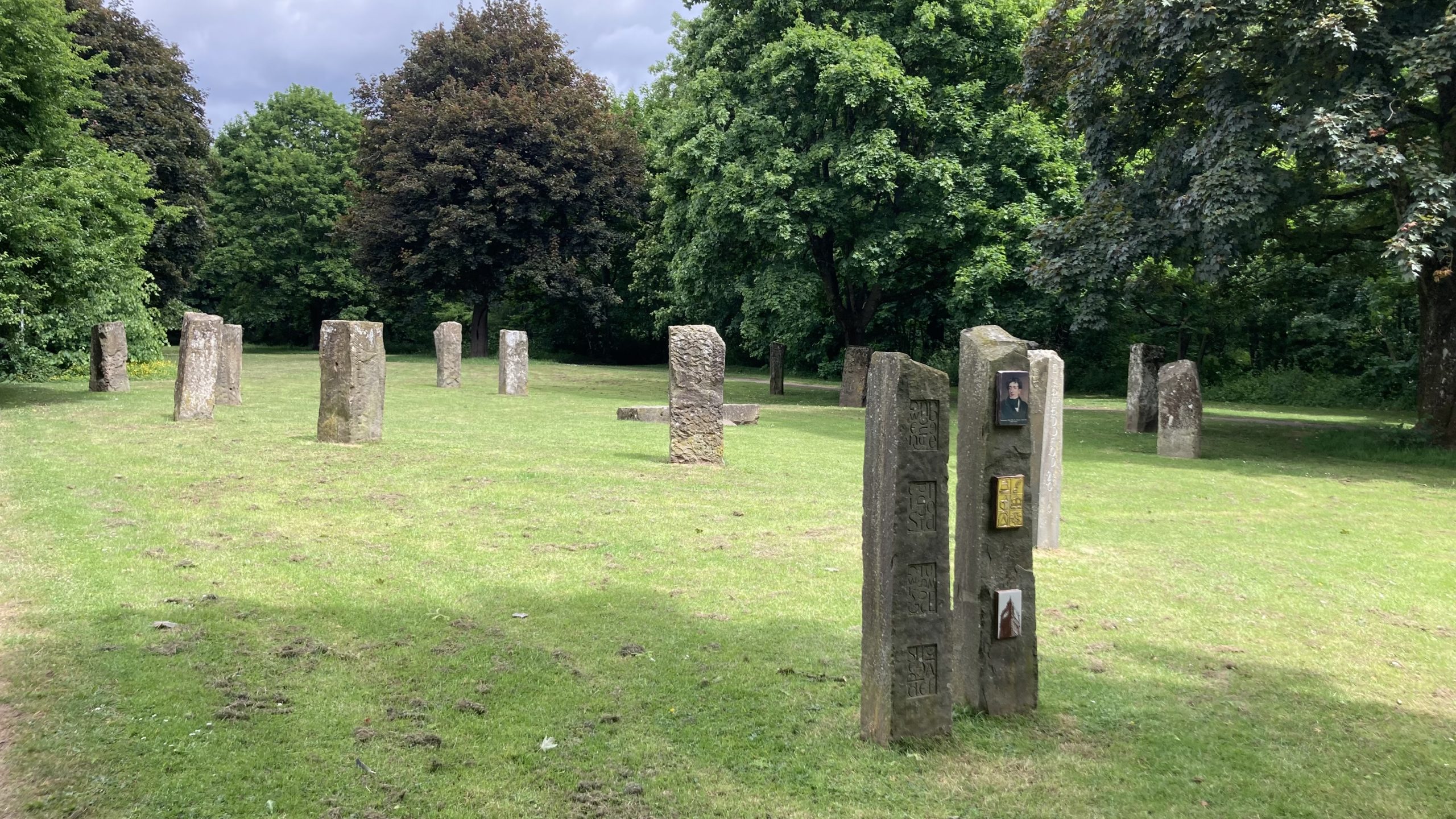 standing stones in Swan Meadows