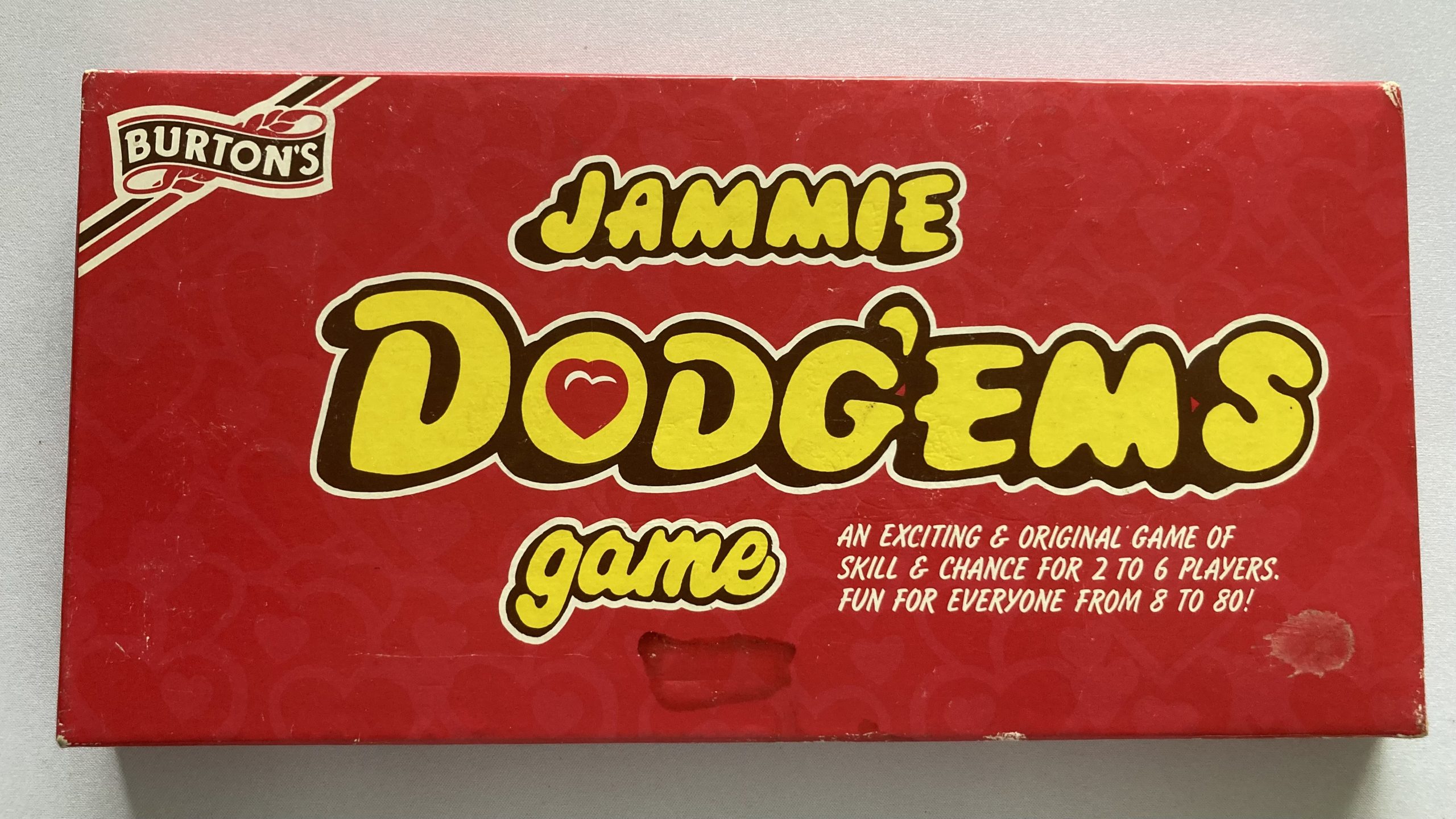 Jammie Dodg'ems Game box