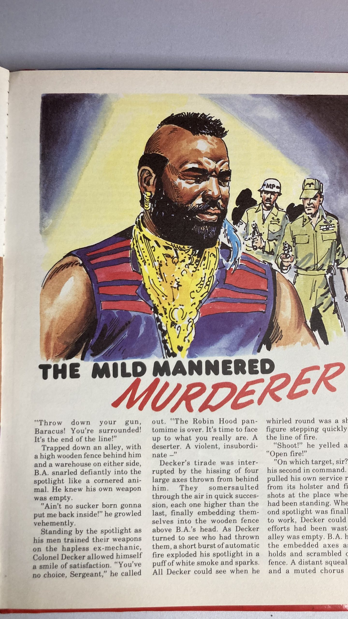 Bibliotat - 1986 A-Team annual