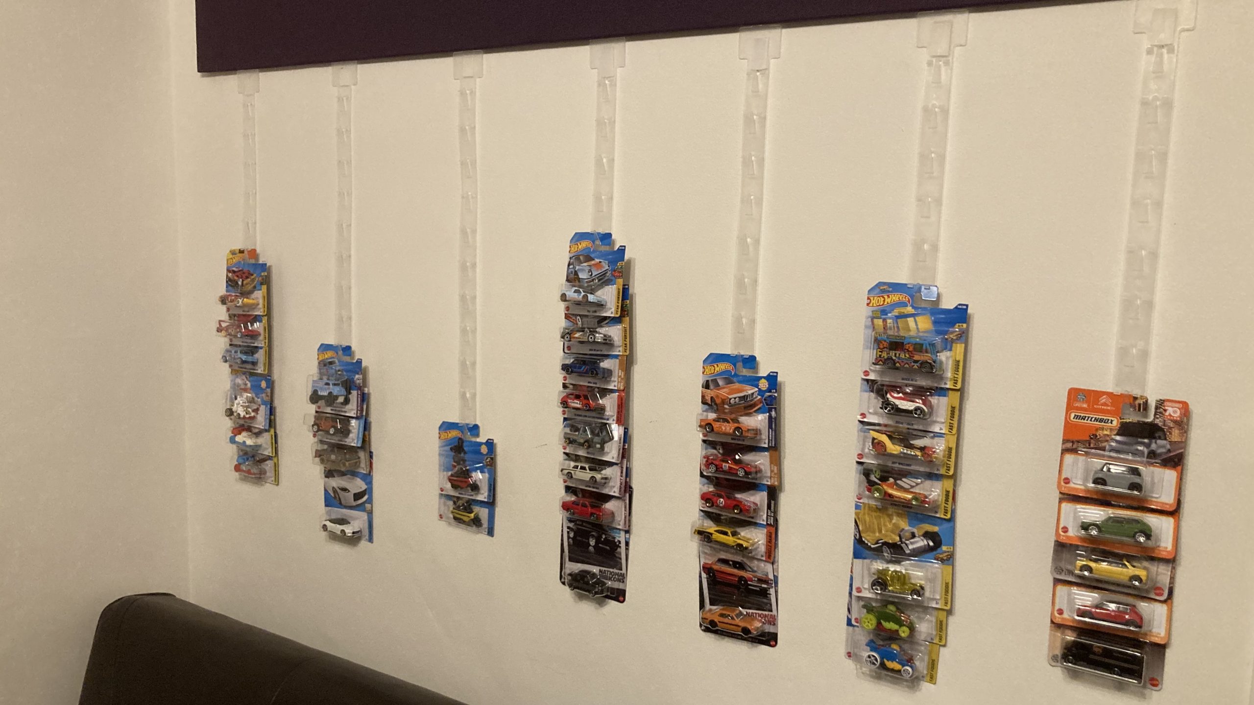 Adam's Hot Wheels in November - Adam thought this looked a bit too pathetic to post