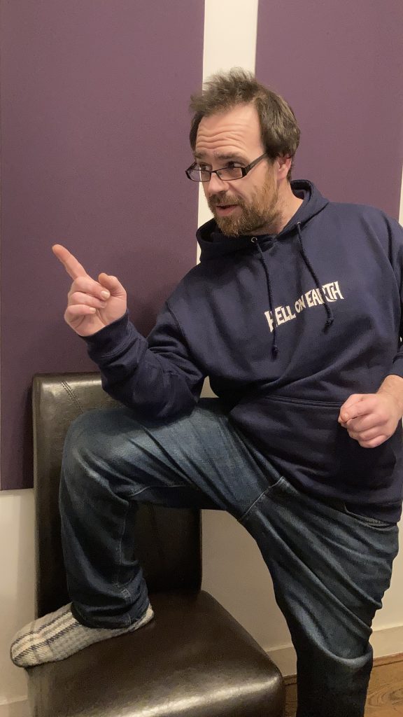 Adam's range of 'catalogue' poses - zany