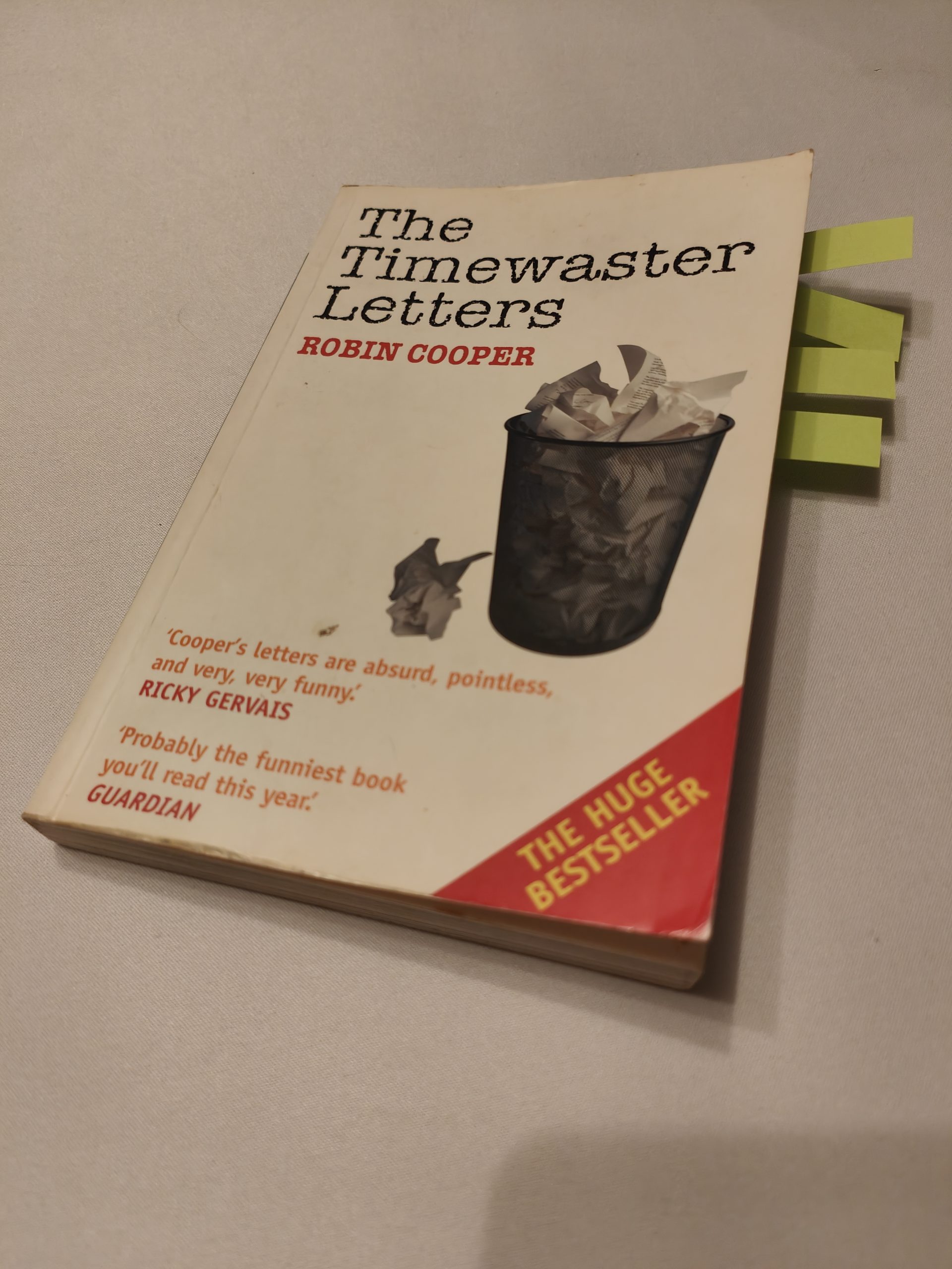 Bibliotat - 'The Timewaster Letters' by Robin Cooper