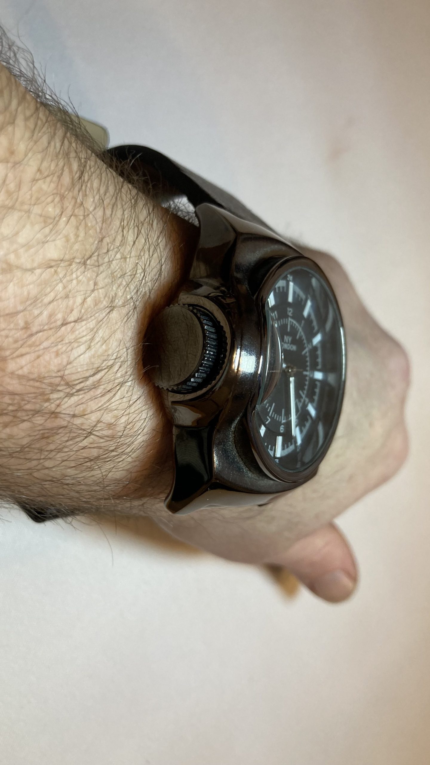 Adam's donation item - a BIG watch