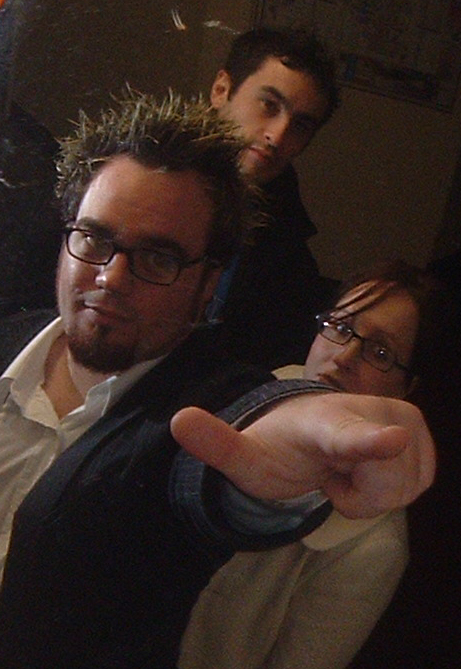 Adam, Paul and Hannah from 'A Bit Of Virtually Everything' podcast circa 2006