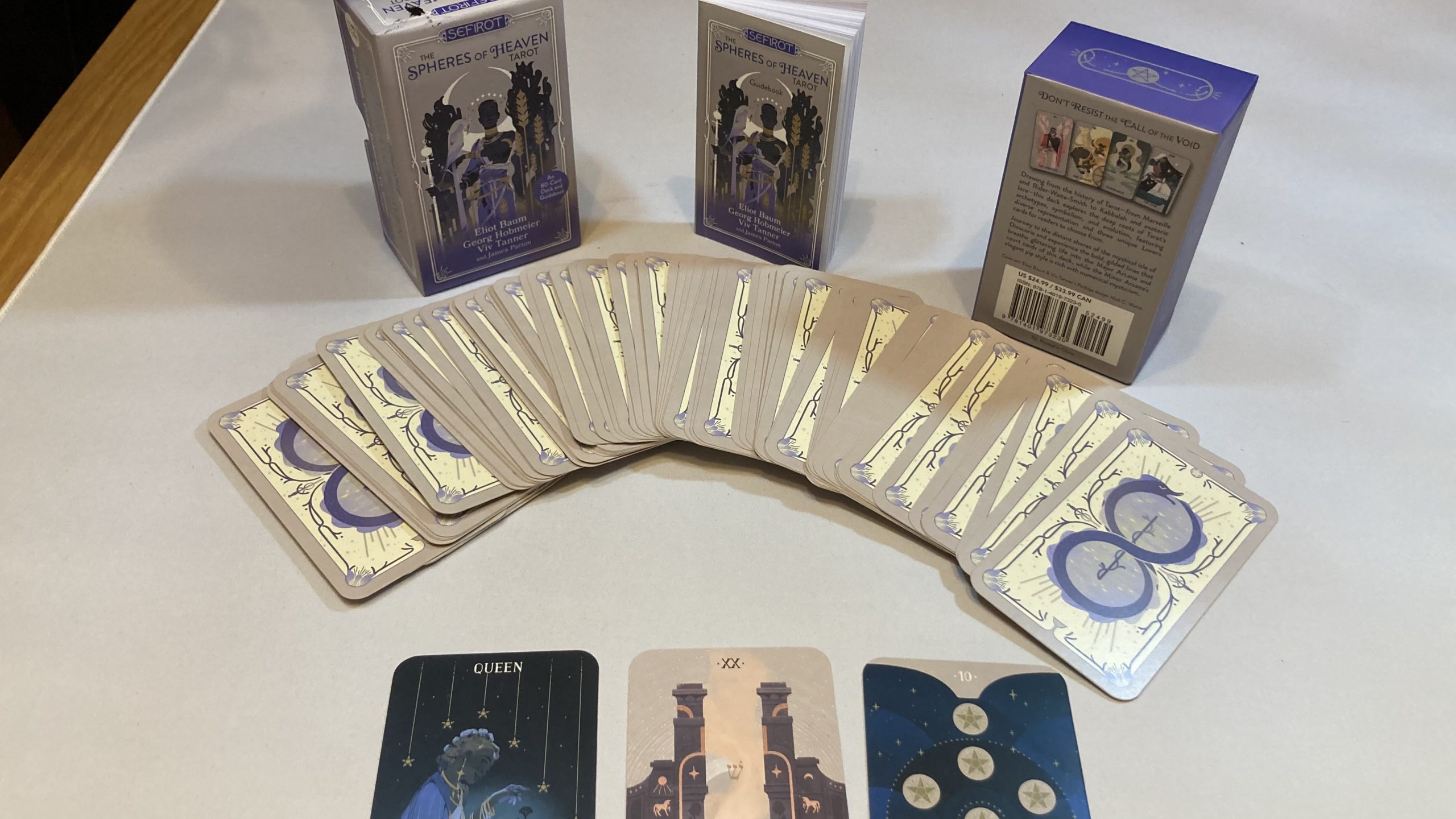 Karen's tat - 'Spheres of Heaven' tarot cards