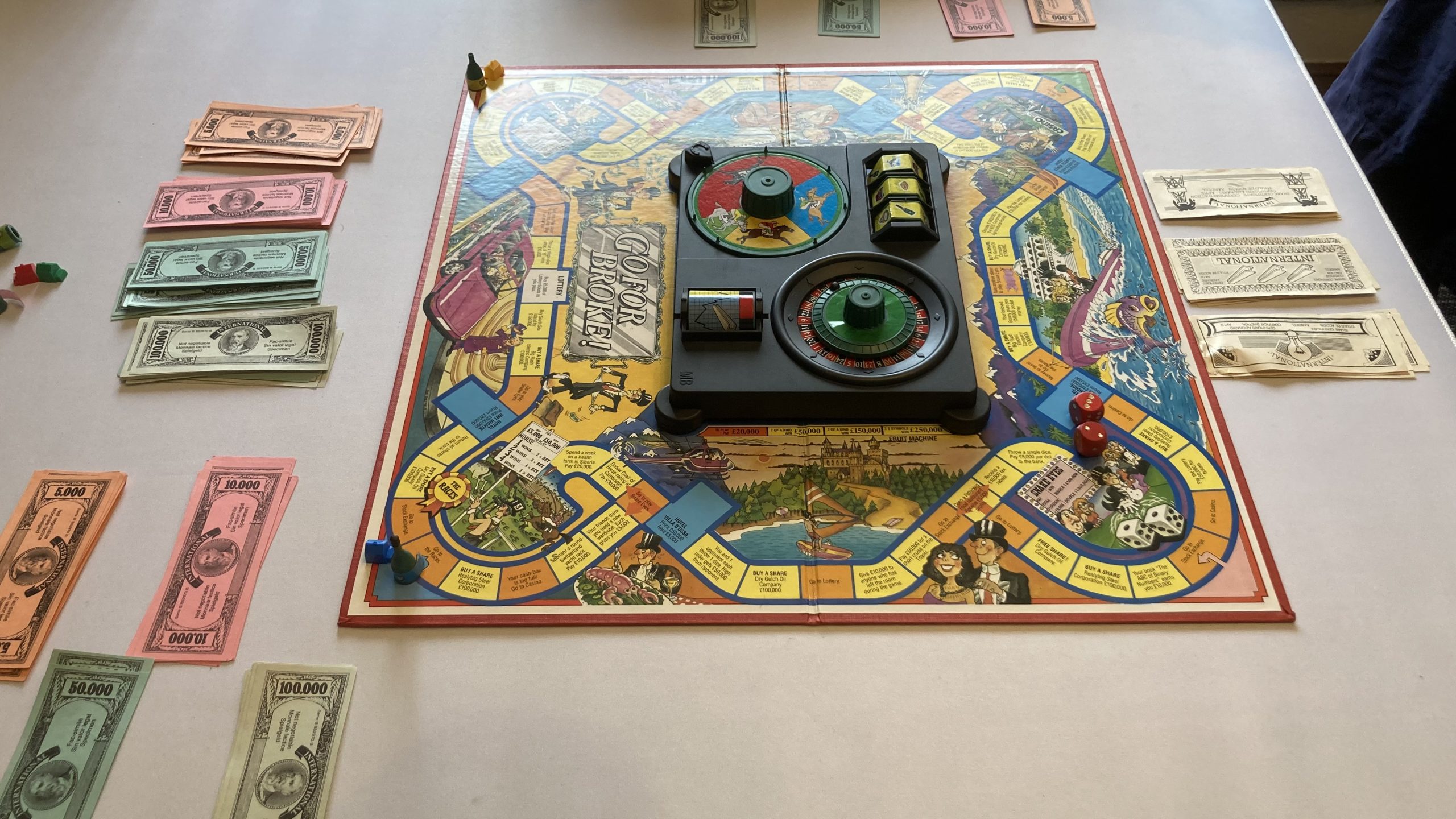 Go For Broke board game