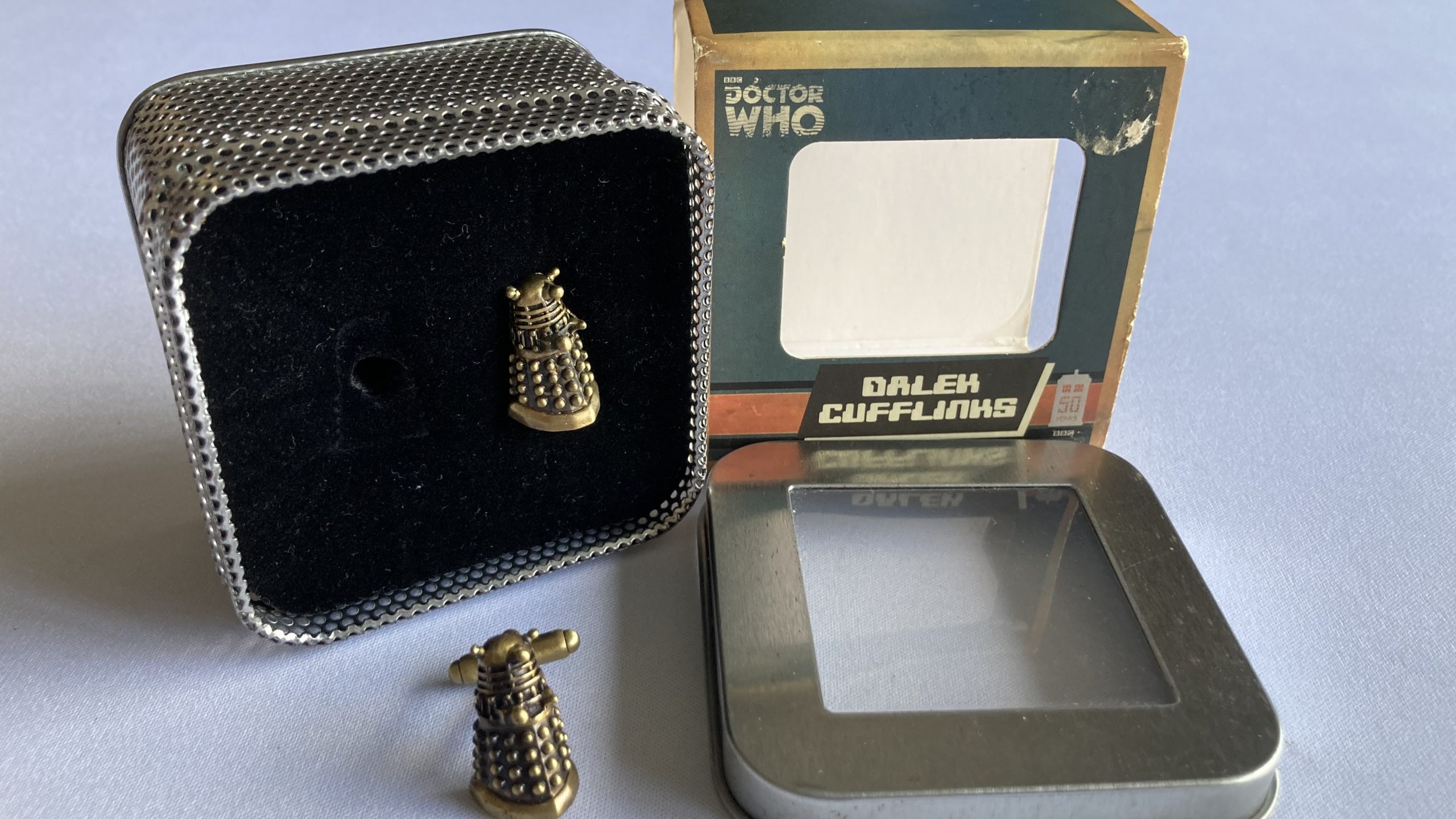 Adam's tat - Dalek cufflinks