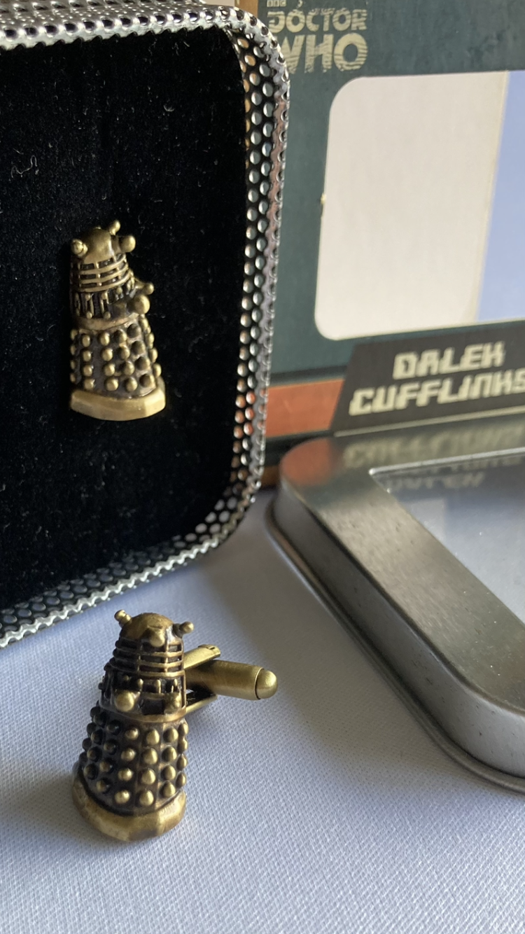 Adam's tat - Dalek cufflinks