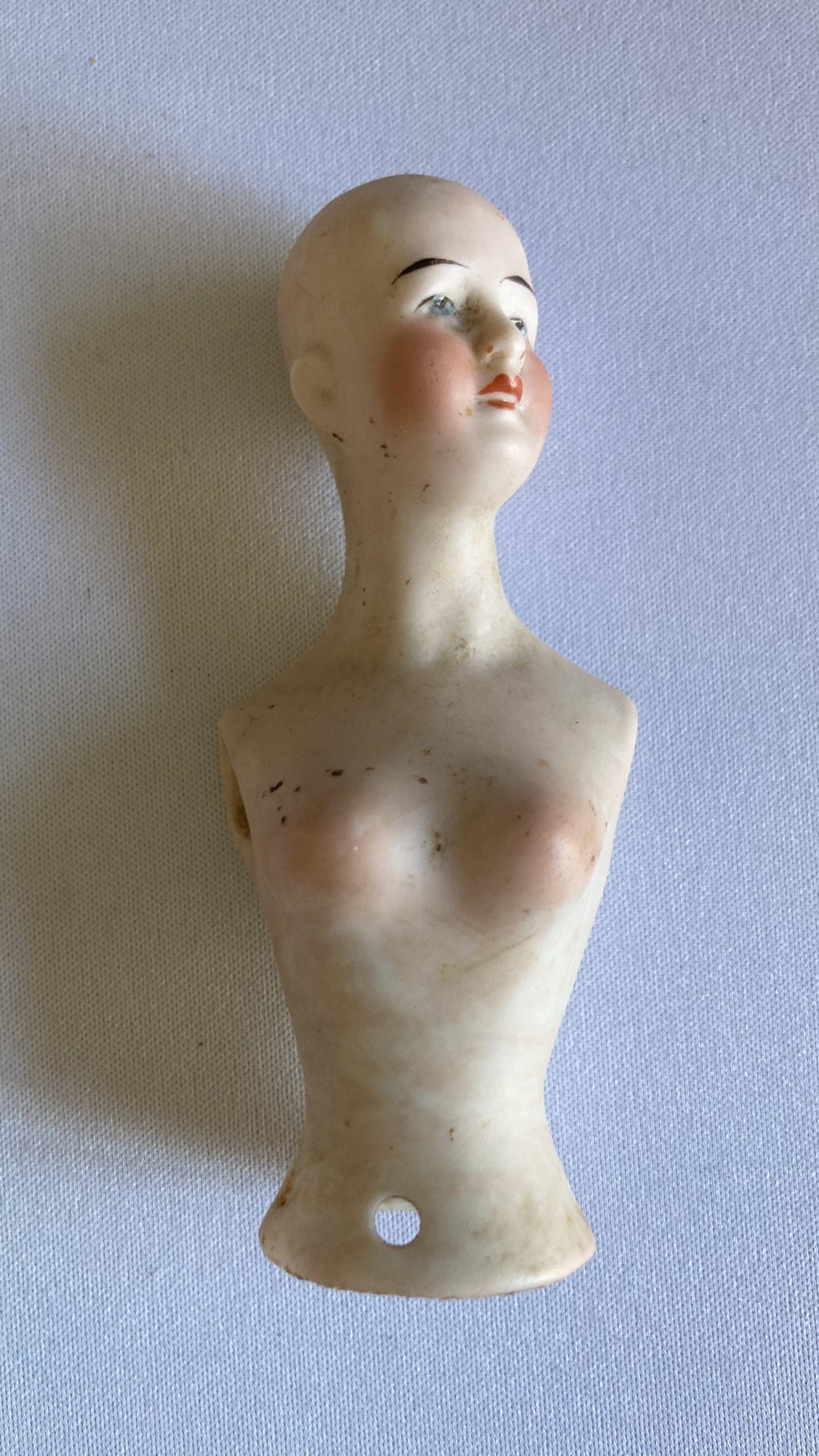 Karen's tat - a porcelein dress-form doll torso
