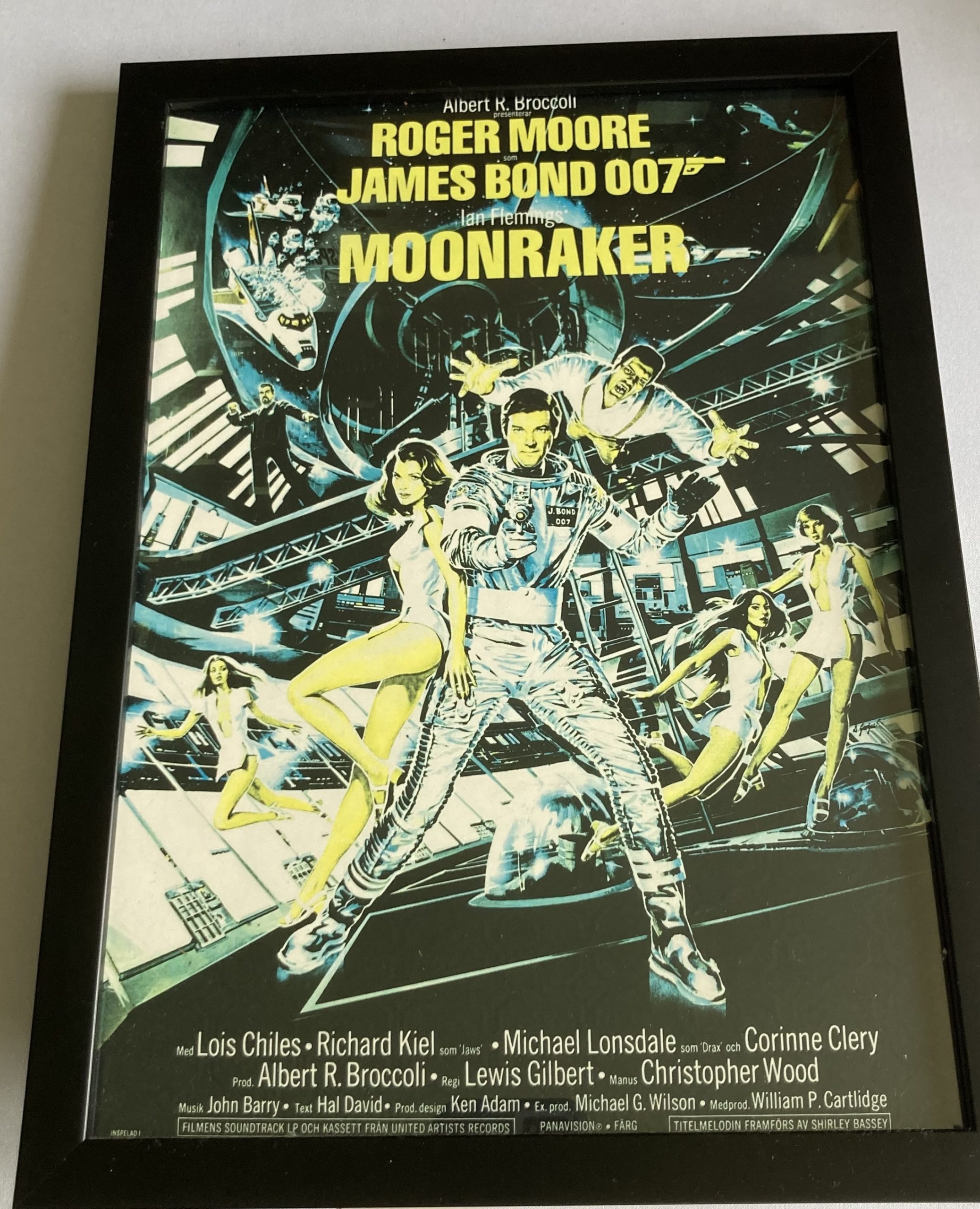 Adam's tat - a print of the Swedish 'Moonraker' poster